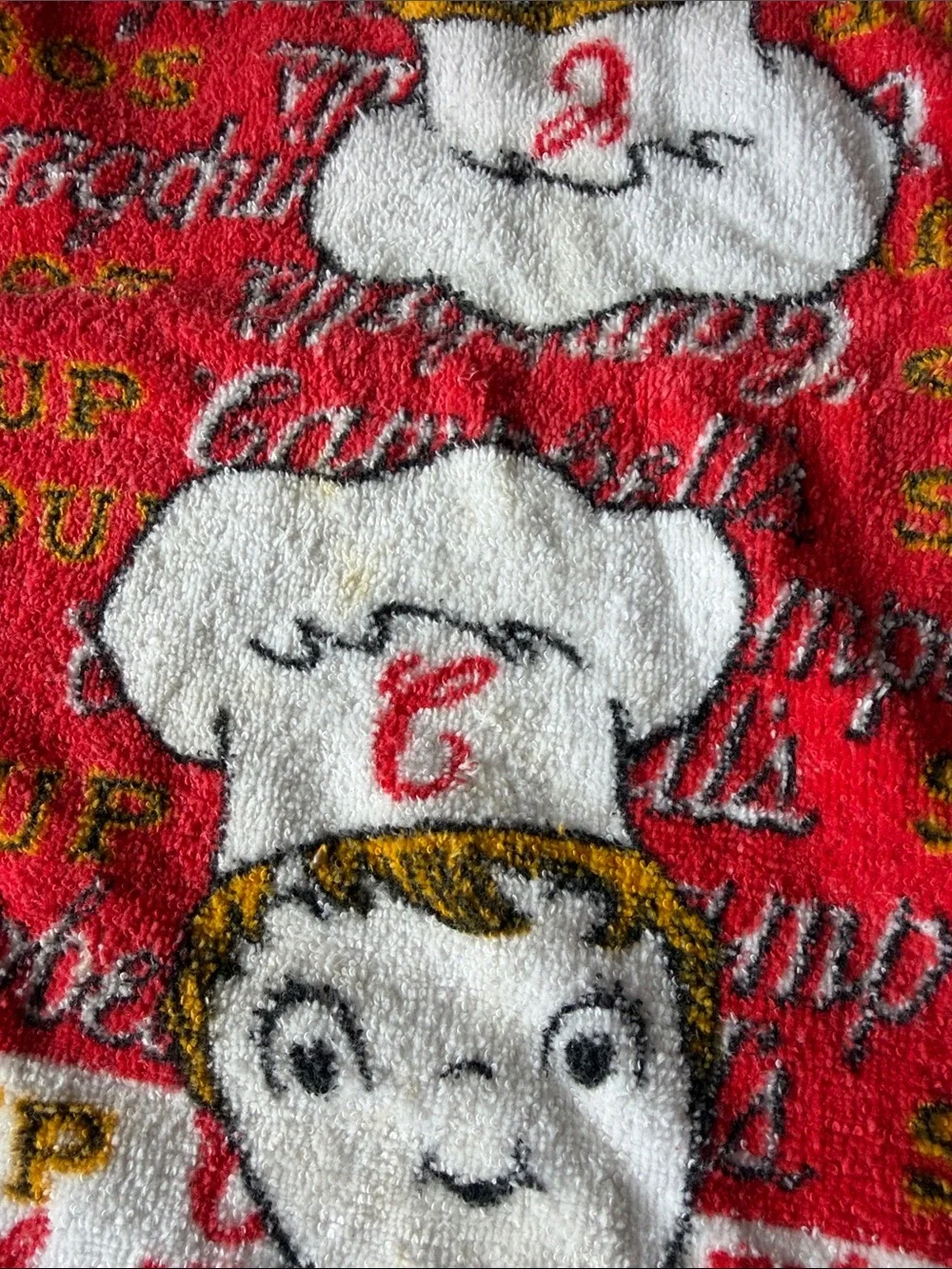 Vintage Campbell's Soup Kitchen Towel